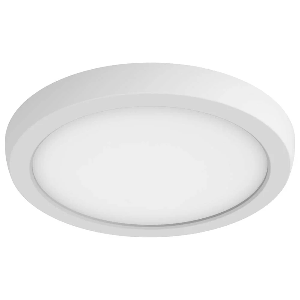 11w 7in. Round LED Flush Mount 3000K with White Finish