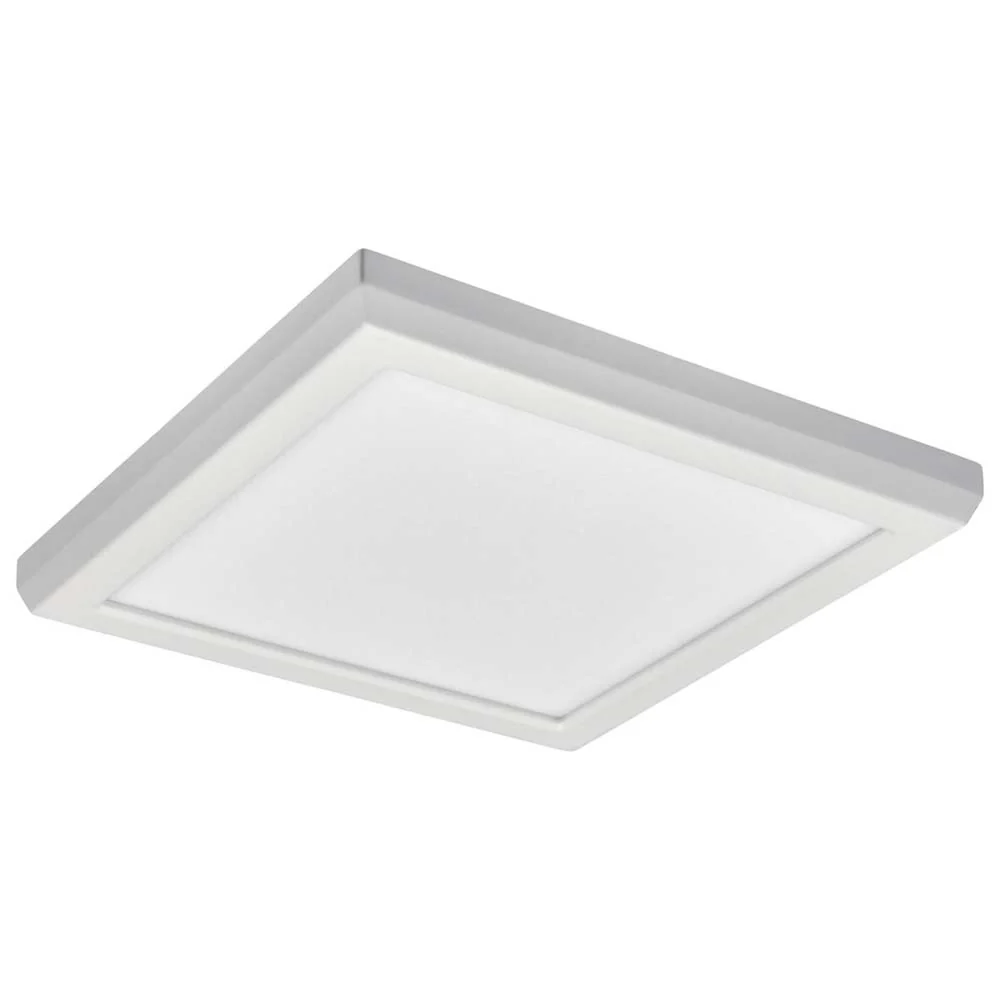 11w 7in. Square LED Flush Mount 3000K with White Finish - Image 3