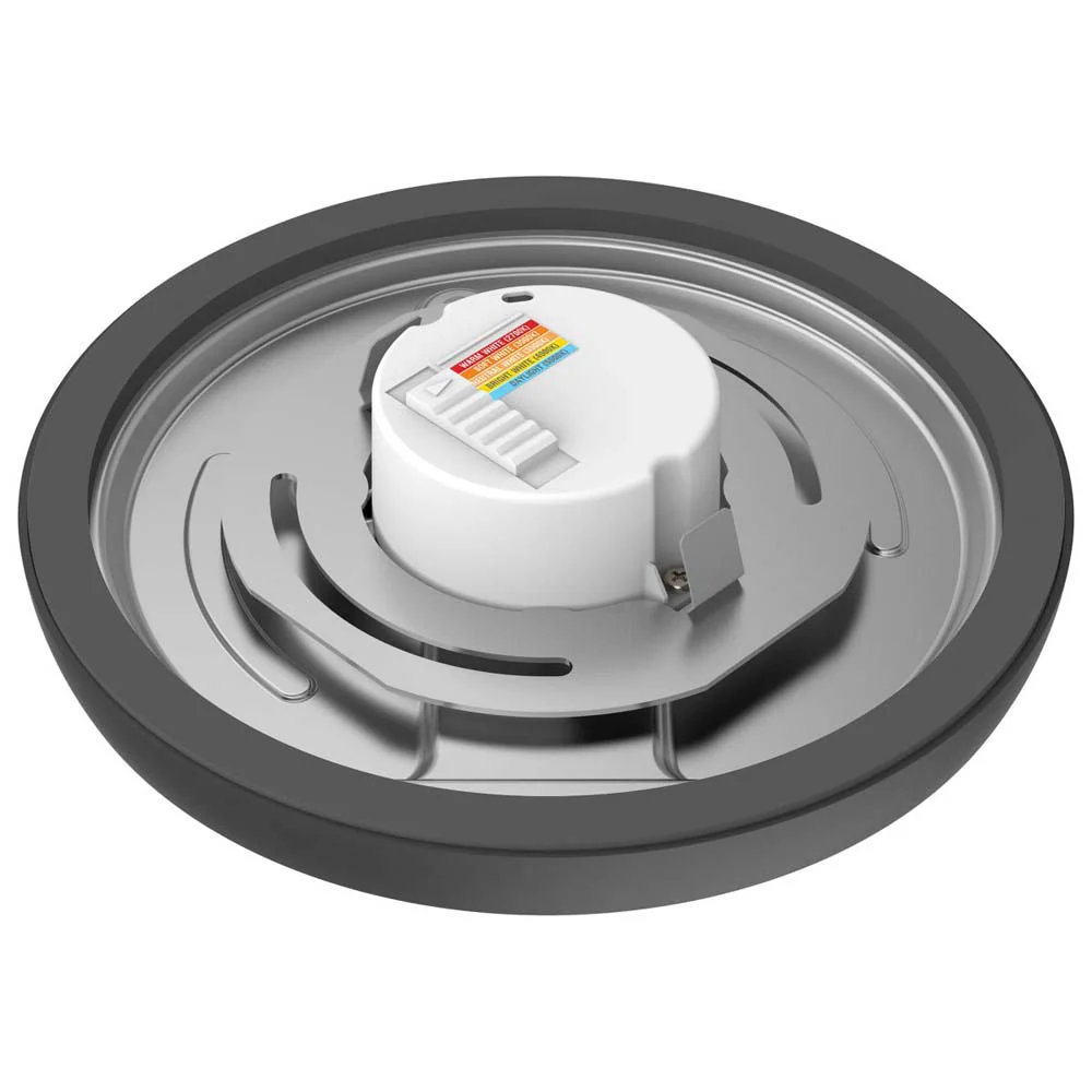 11w 7in. Round LED Flush Mount CCT Selectable with Black Finish - Image 2