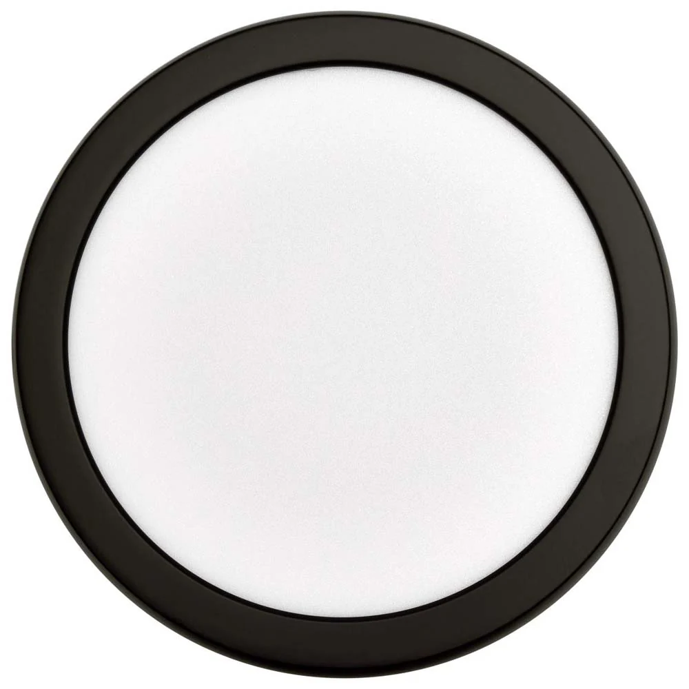 11w 7in. Round LED Flush Mount CCT Selectable with Black Finish - Image 4