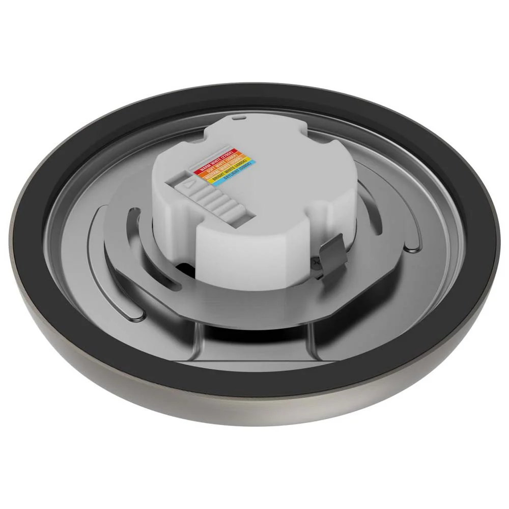 11w 7in. Round LED Flush Mount CCT Selectable with Nickel Finish - Image 2