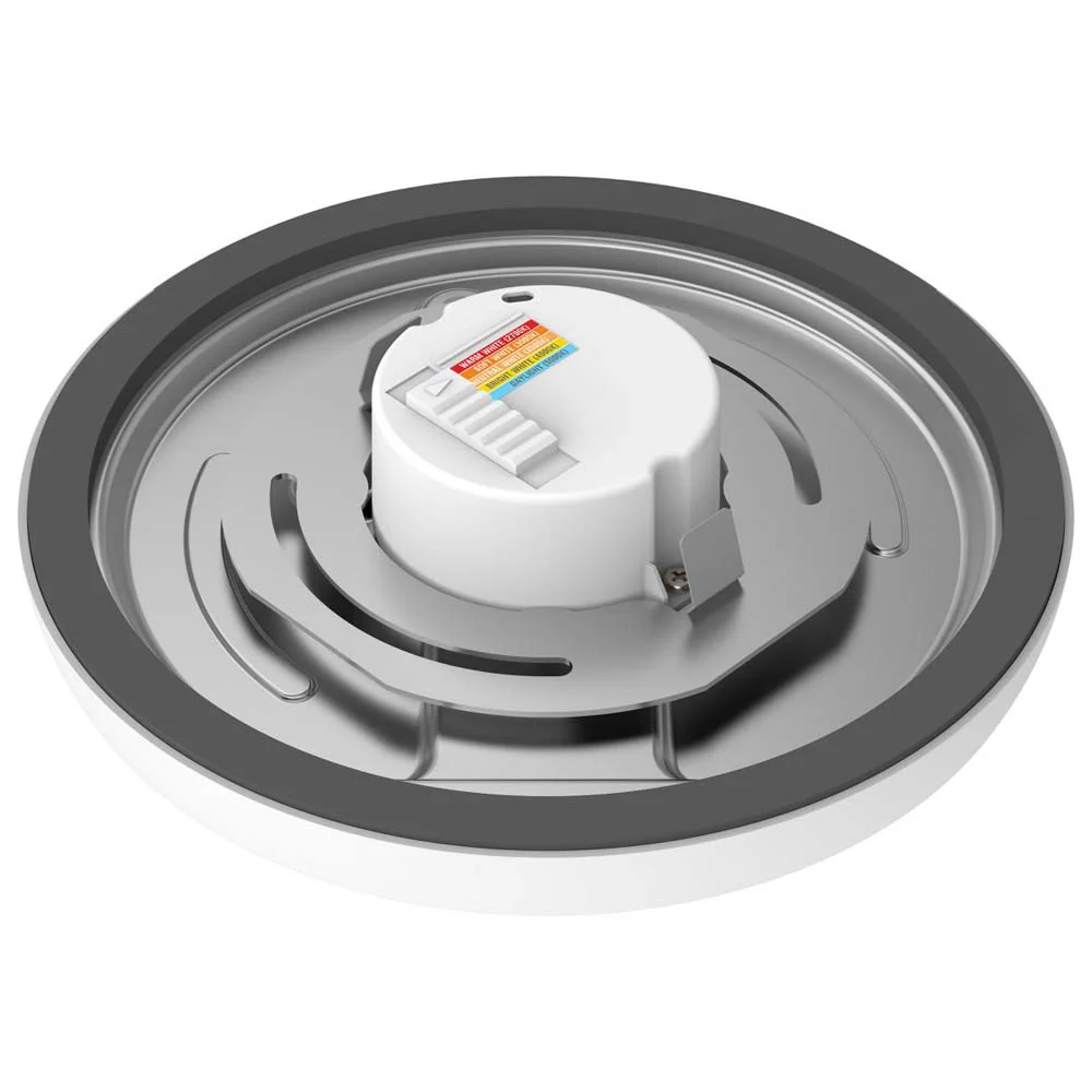 11w 7in. Round LED Flush Mount CCT Selectable with White Finish - Image 2