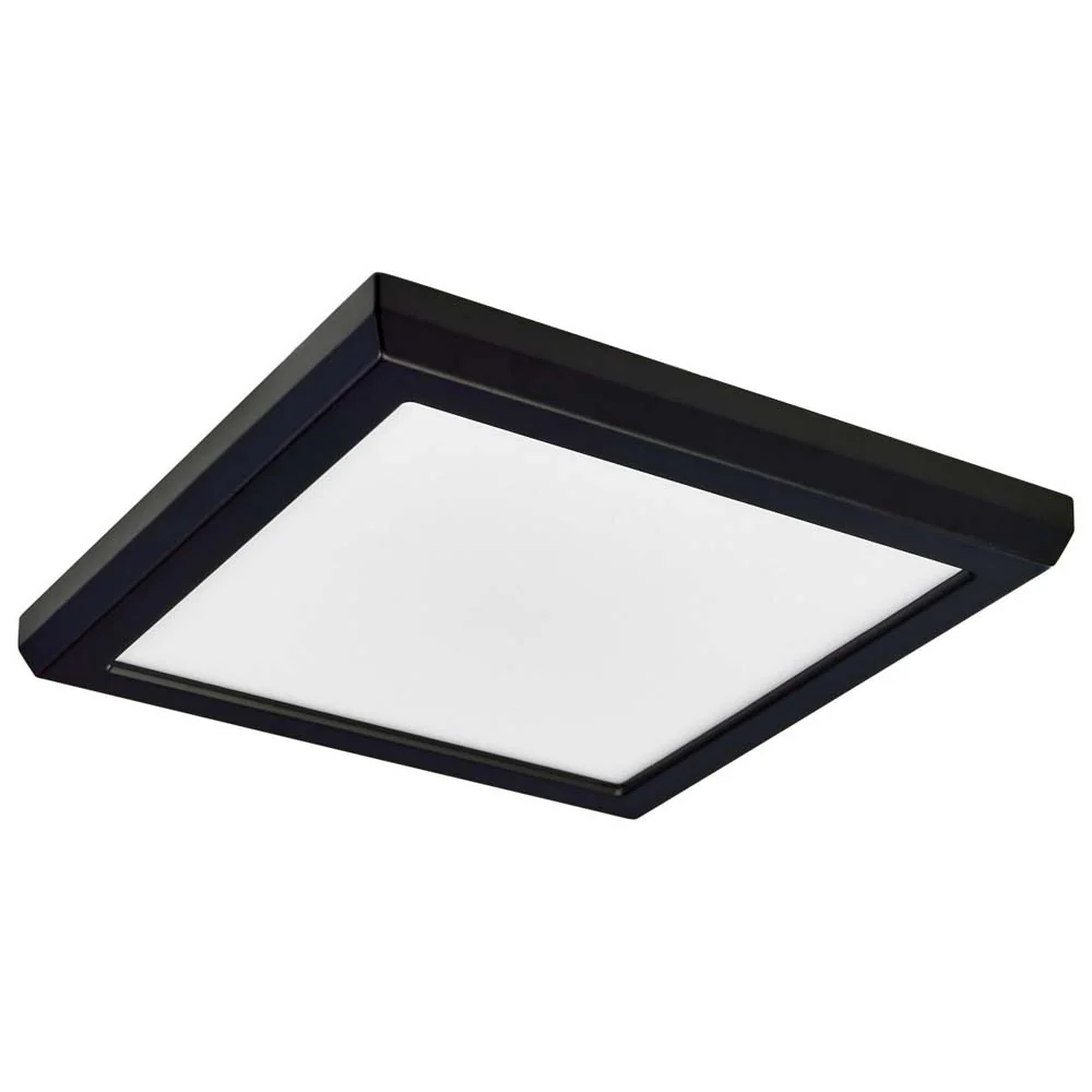 11w 7in. Square LED Flush Mount CCT Selectable with Black Finish - Image 3