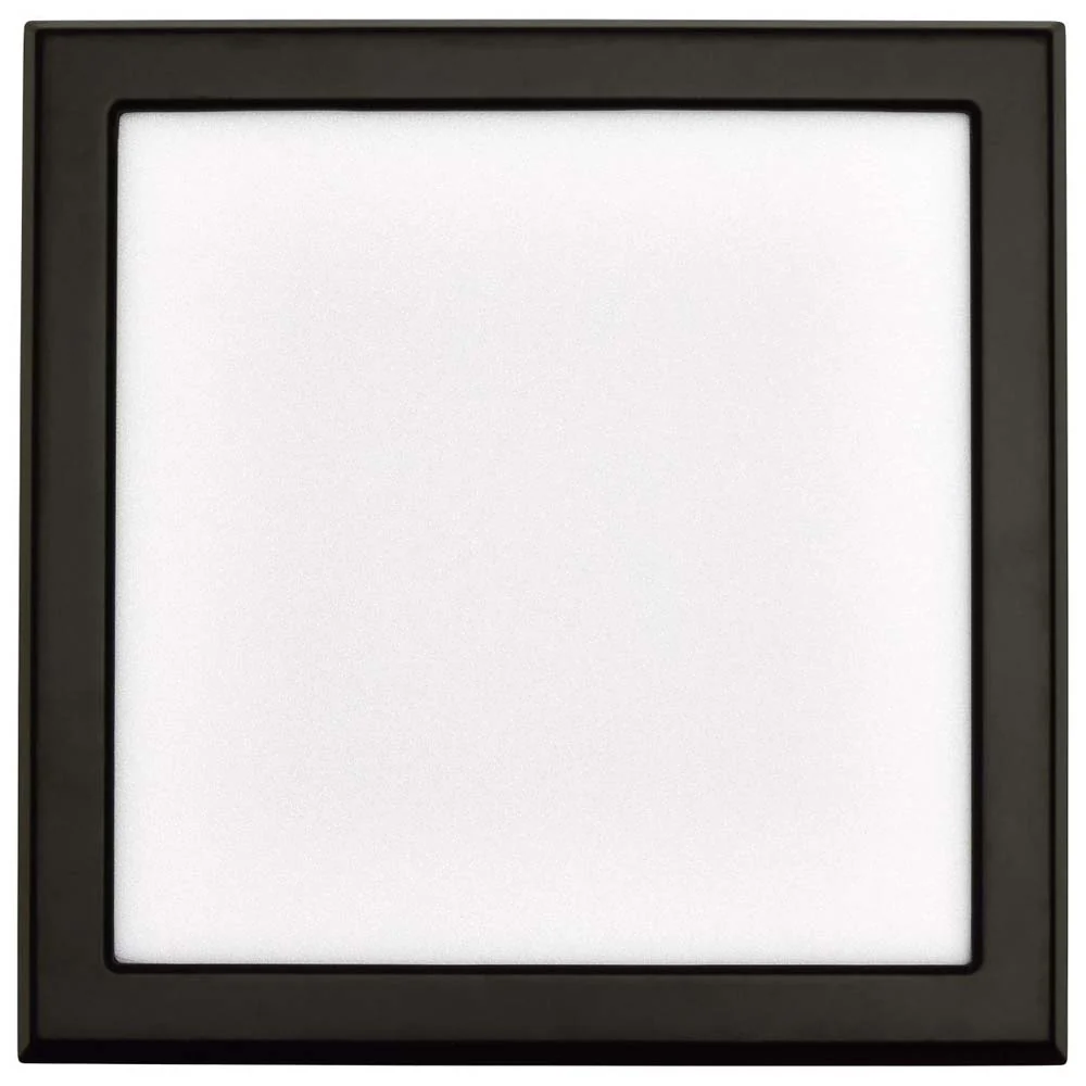 11w 7in. Square LED Flush Mount CCT Selectable with Black Finish - Image 4