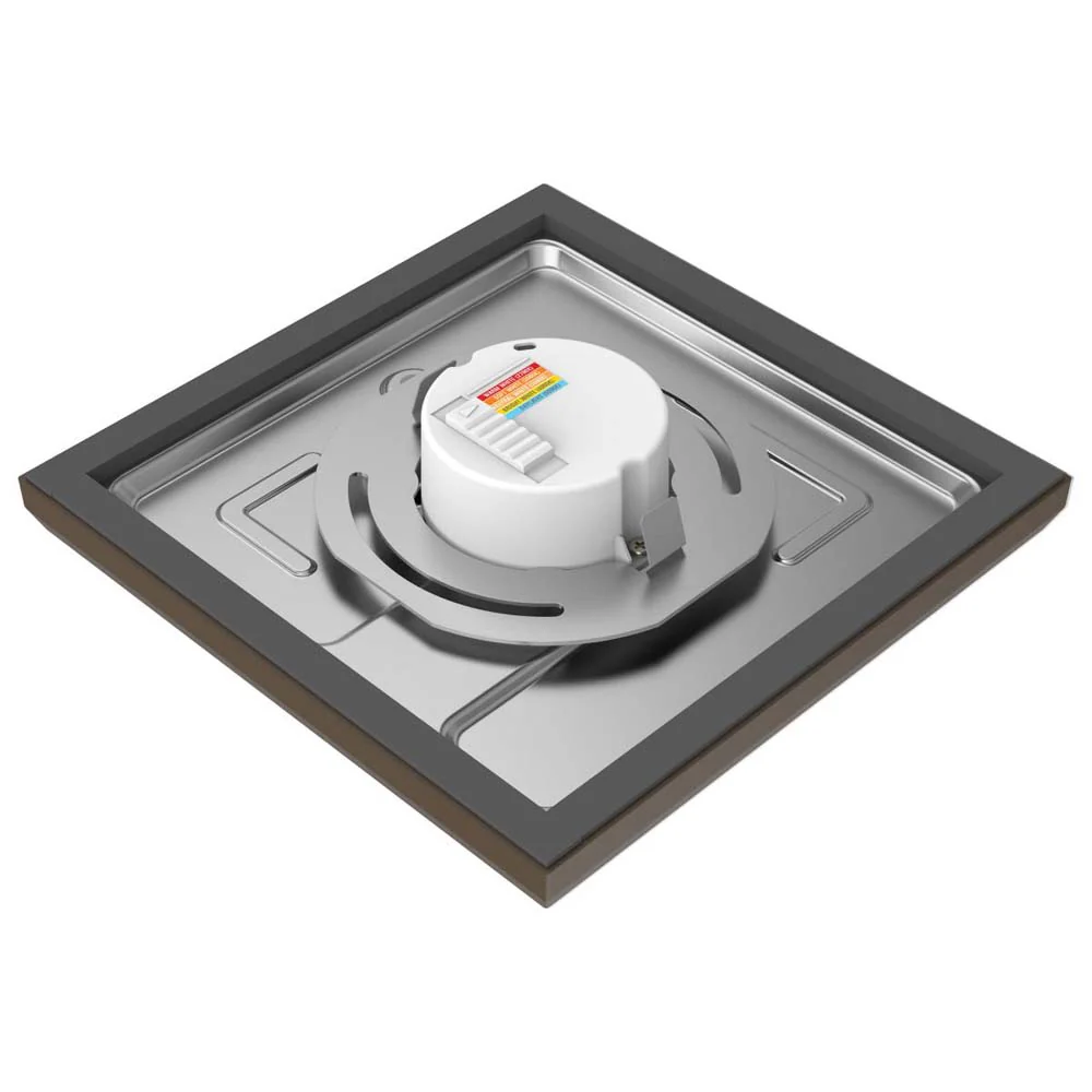 11w 7in. Square LED Flush Mount CCT Selectable with Bronze Finish - Image 2