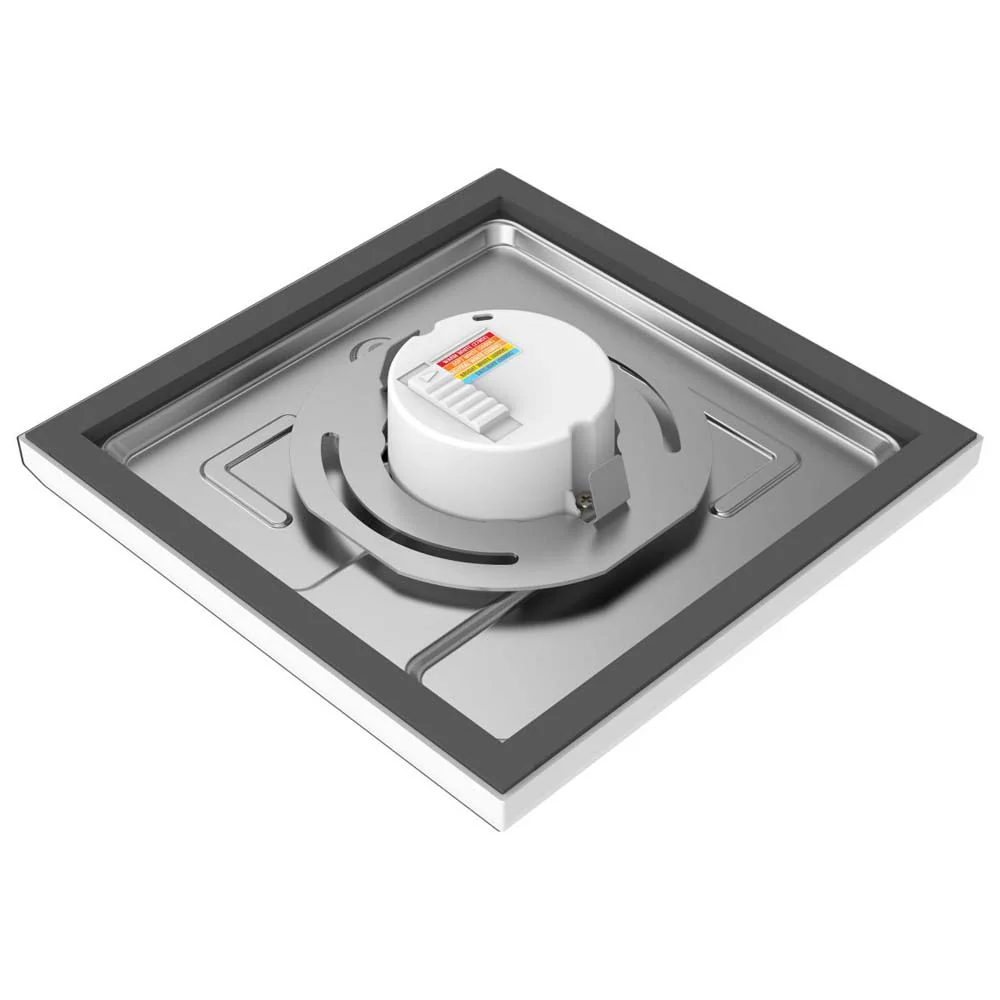 11w 7in. Square LED Flush Mount CCT Selectable with White Finish - Image 2