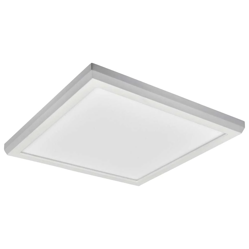 13w 9in. Square LED Flush Mount 3000K with White Finish - Image 3