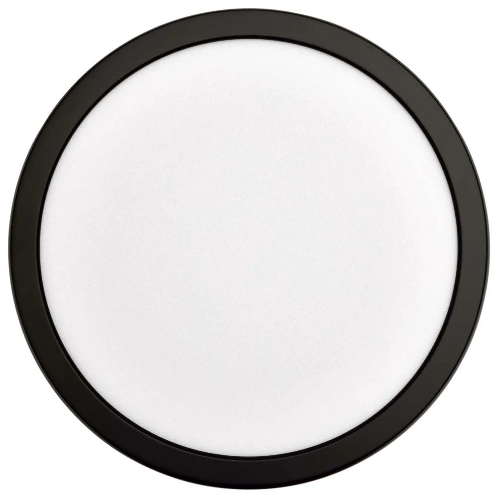 13w 9in. Round LED Flush Mount CCT Selectable with Black Finish - Image 4