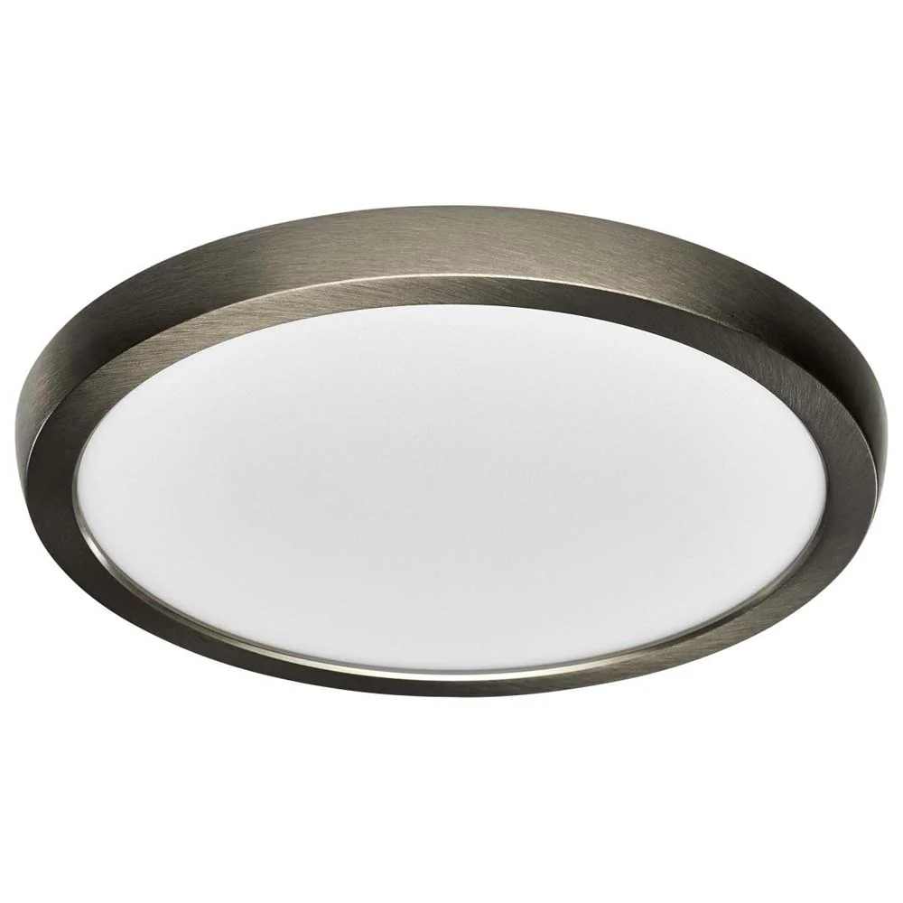 13w 9in. Round LED Flush Mount CCT Selectable with Nickel Finish - Image 3