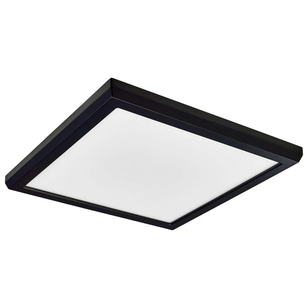 13w 9in. Square LED Flush Mount CCT Selectable with Black Finish - Image 3