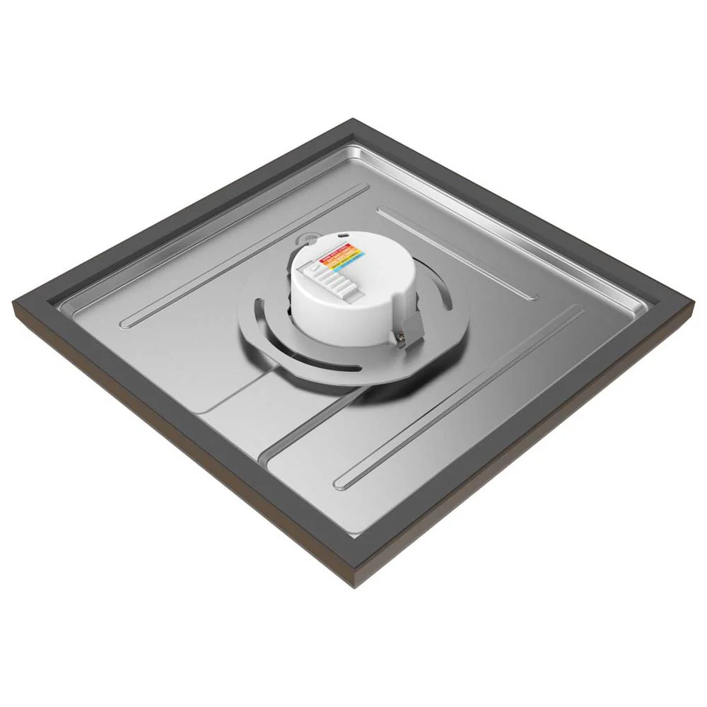 13w 9in. Square LED Flush Mount CCT Selectable with Bronze Finish - Image 2