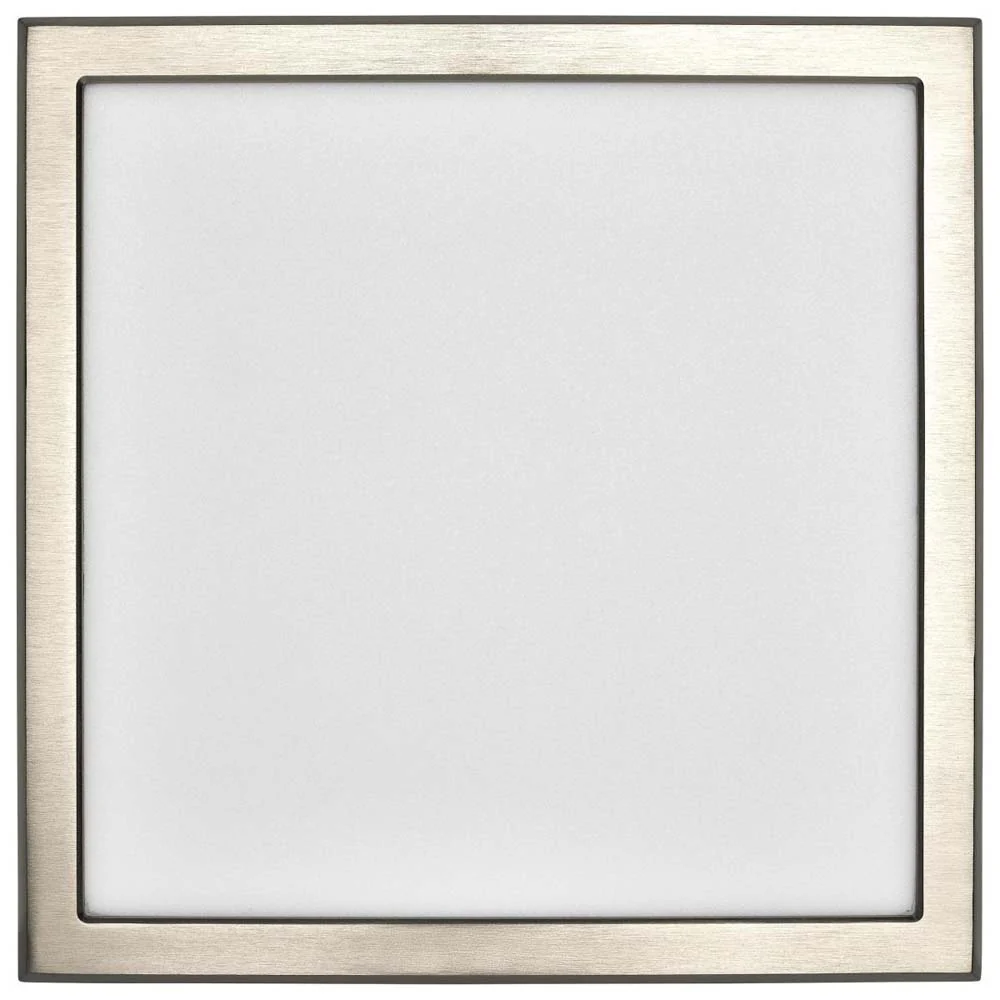 13w 9in. Square LED Flush Mount CCT Selectable with Nickel Finish - Image 4