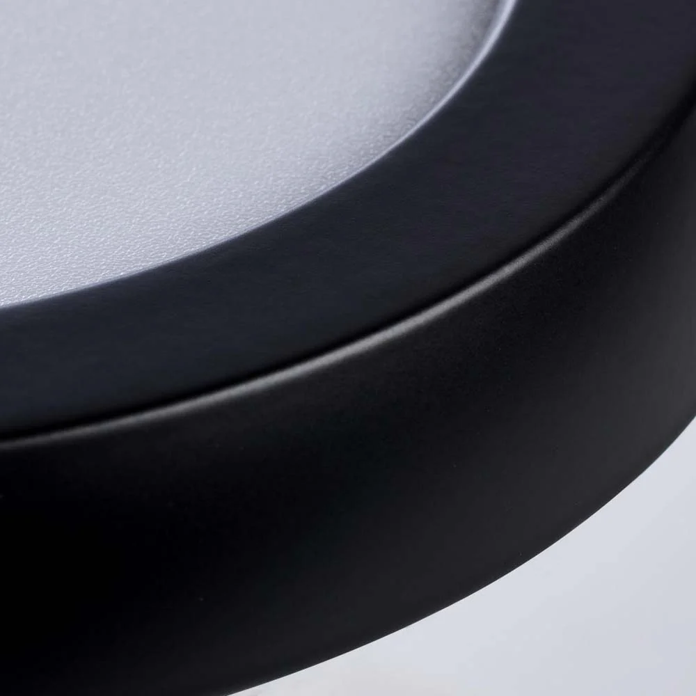 9w 5in.  Round LED Flush Mount CCT Selectable with Black Finish - Image 5