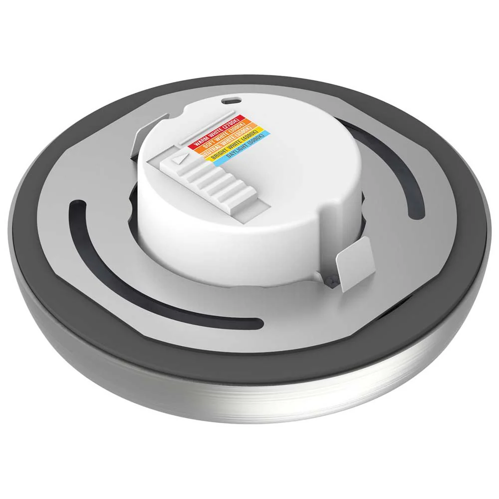 9w 5in. Round LED Flush Mount CCT Selectable with Nickel Finish - Image 2
