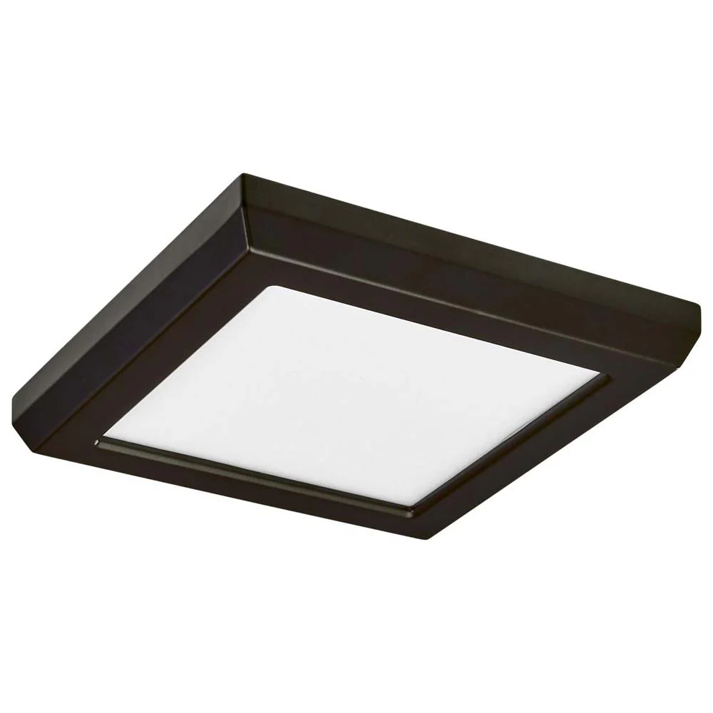 9w 5in. Square LED Flush Mount CCT Selectable with Bronze Finish - Image 3