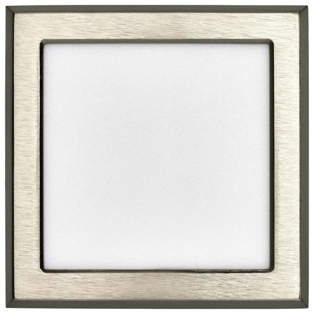 9w 5in. Square LED Flush Mount CCT Selectable with Nickel Finish - Image 4