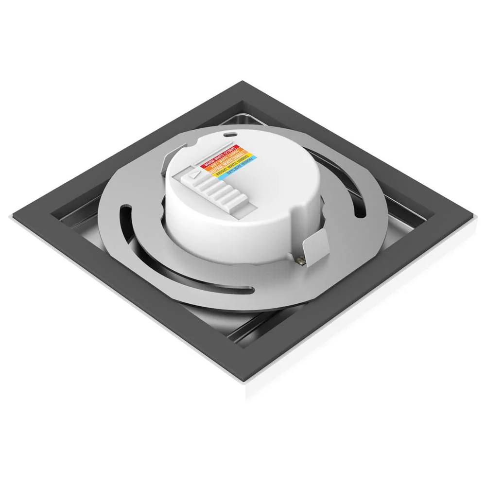9w 5in. Square LED Flush Mount CCT Selectable with White Finish - Image 2