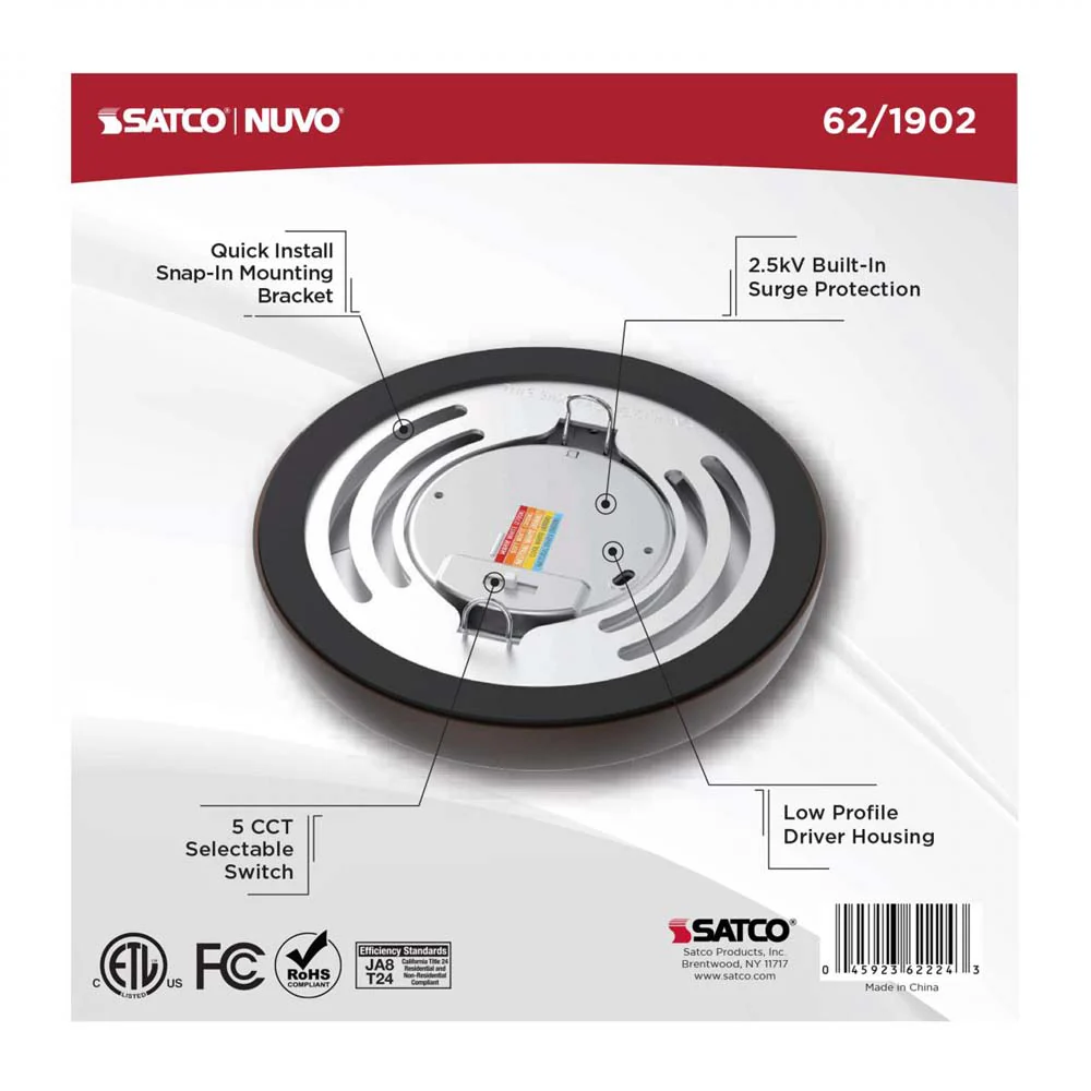 Blink Performer 8w 5-in LED Round Downlight 5 CCT Tunable Bronze Finish - Image 6