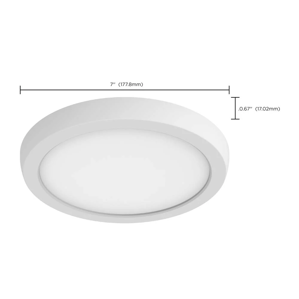 Blink Pro 11w 7-in LED Downlight 4000K Round Shape White Finish 120-277v - Image 4