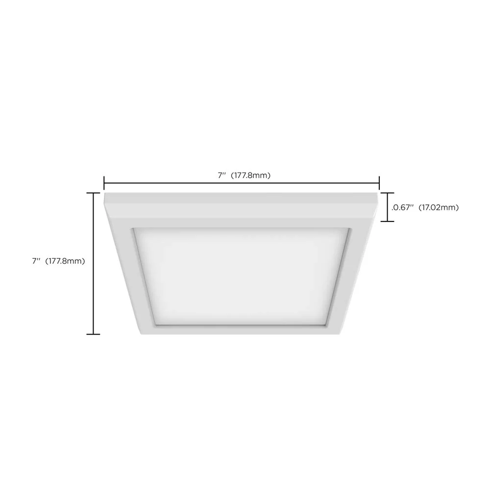 Blink Pro 11w 7-in LED Downlight 4000K Square Shape White Finish 120-277v - Image 5