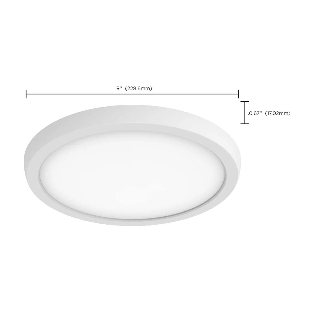Blink Pro 13w 9-in LED Downlight 4000K Round Shape White Finish 120-277v - Image 5