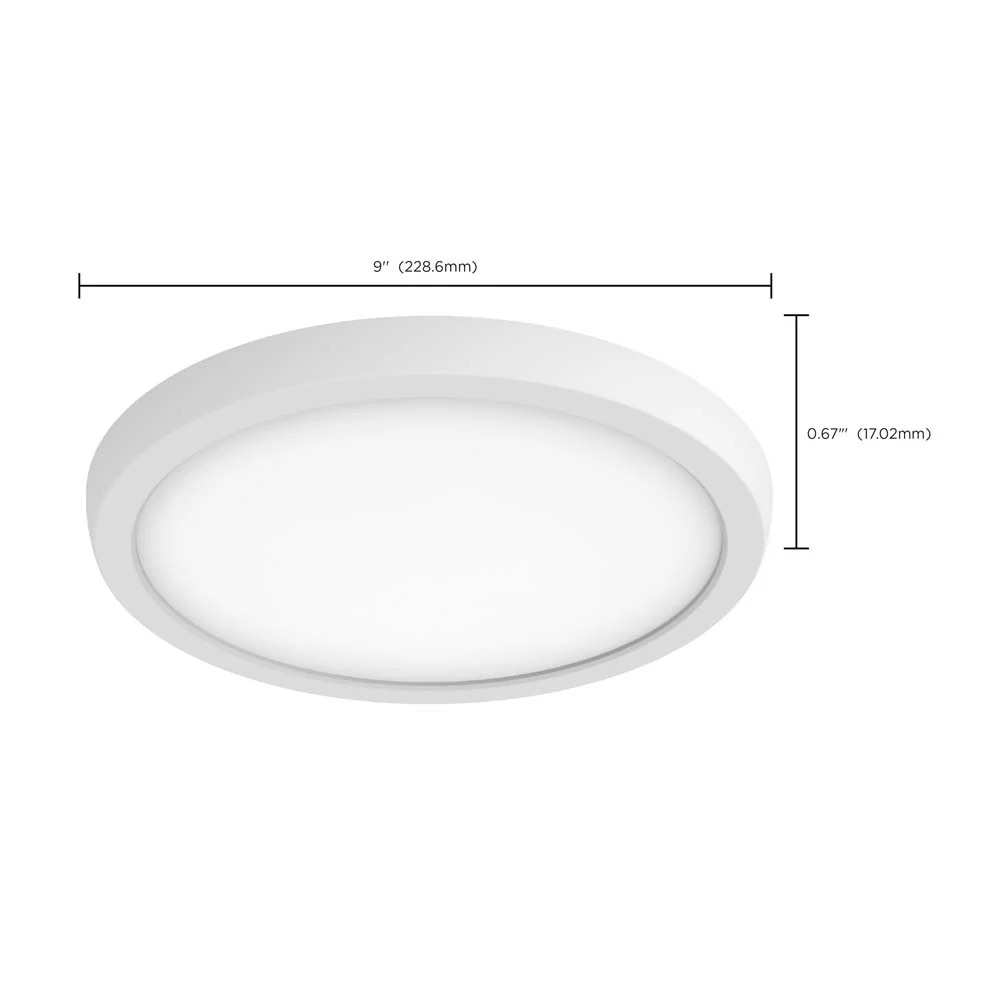 Blink Pro 13w 9-in LED Downlight Round Shape 4000K White Finish 120-277v - Image 4