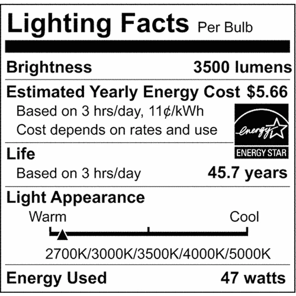 Blink Pro - 47w 12-in. x 48-in. Tunable LED White Rectangular Surface Mount - Image 3