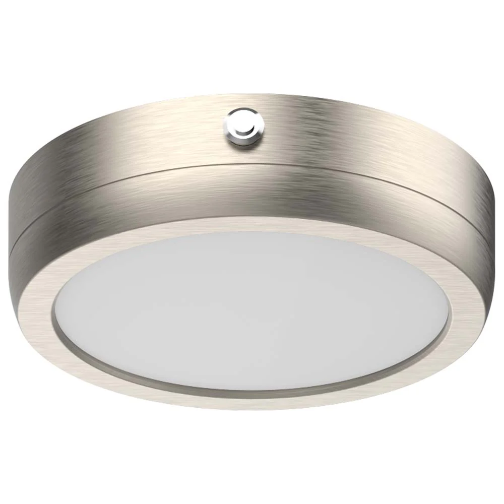 Blink Pro EM Battery Backup 7-in Round Shape Brushed Nickel Finish