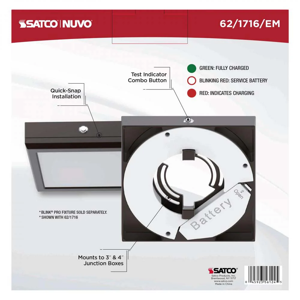 Blink Pro EM Battery Backup 7-in Square Shape Bronze Finish - Image 4