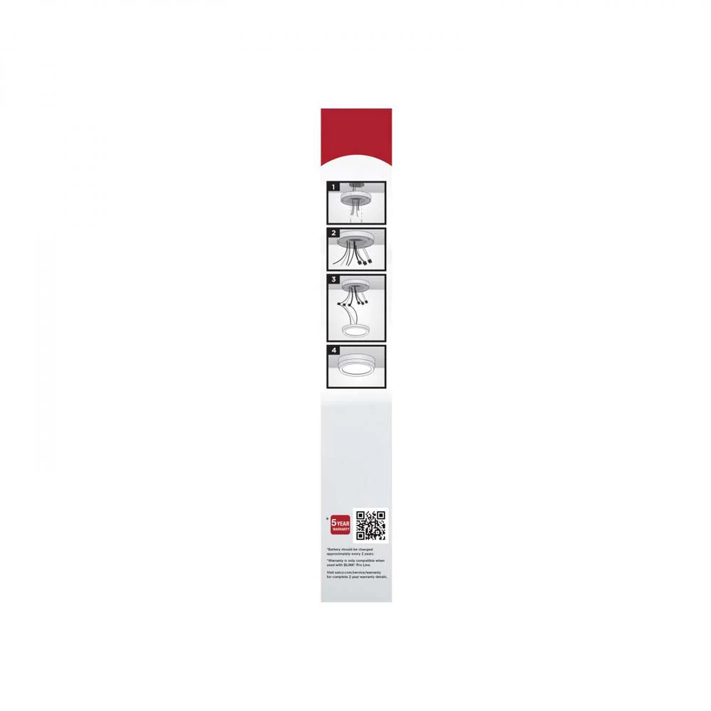 Blink Pro Emergency Battery Backup 9-in Square Shape White Finish - Image 4