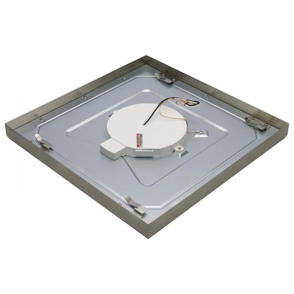 19.5w 12in. Square LED Flush Mount CCT Selectable with Nickel Finish - Image 2