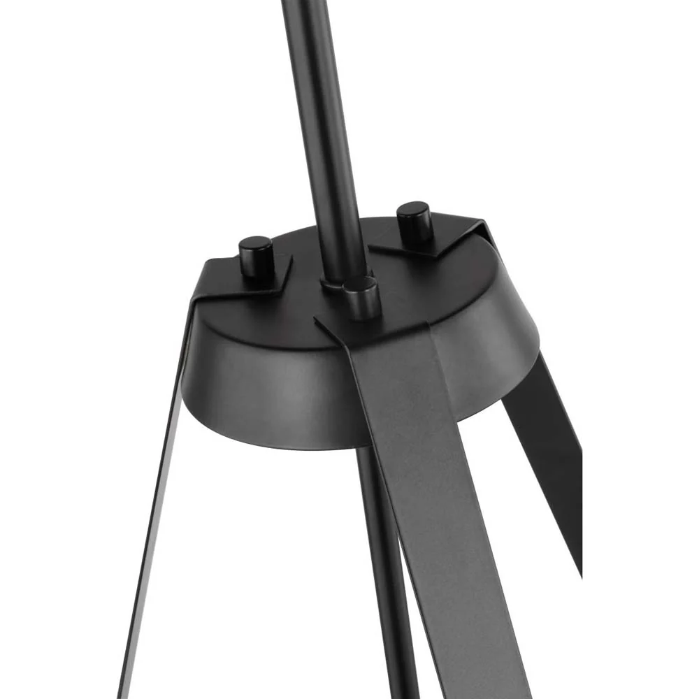 Brewster 3-Light Pendant Black Finish White Metal Shade - Image 4