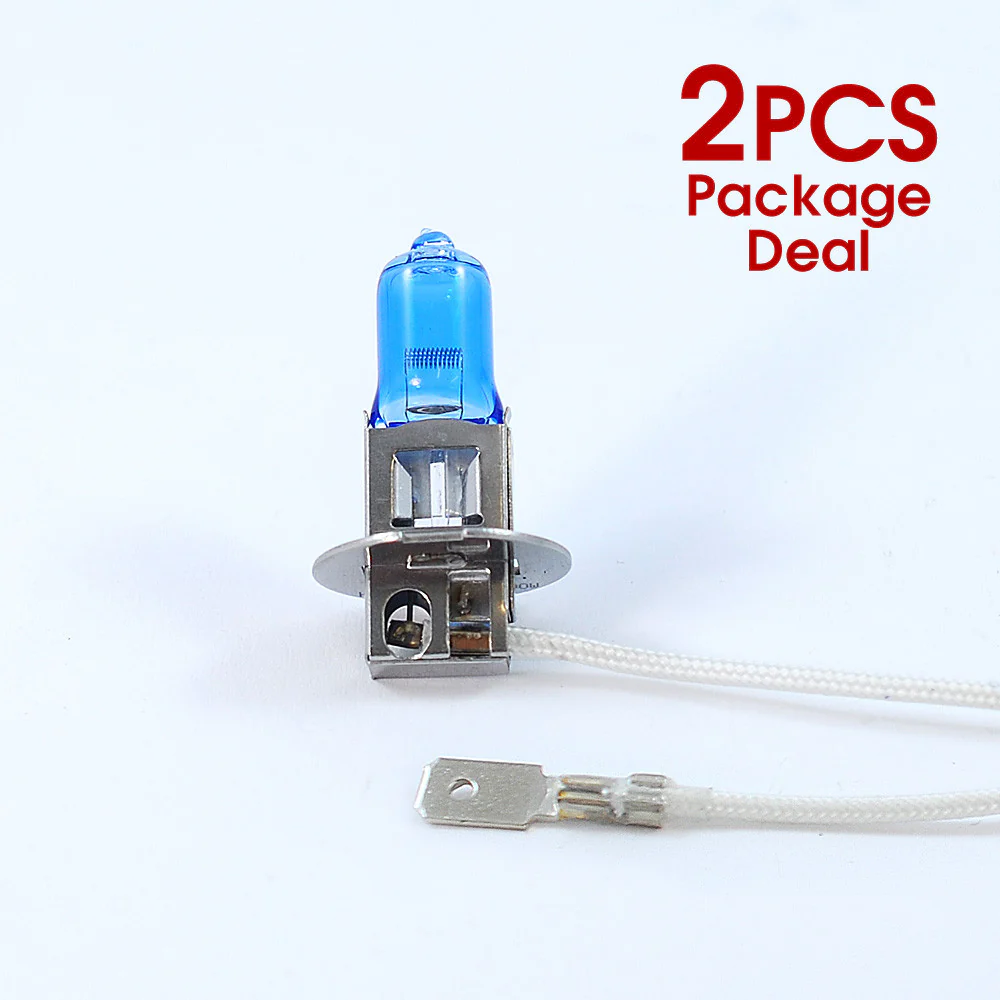 BULBAMERICA H3 - 100W 12V Xenon White Twin Pack Halogen Light Bulb - Image 4