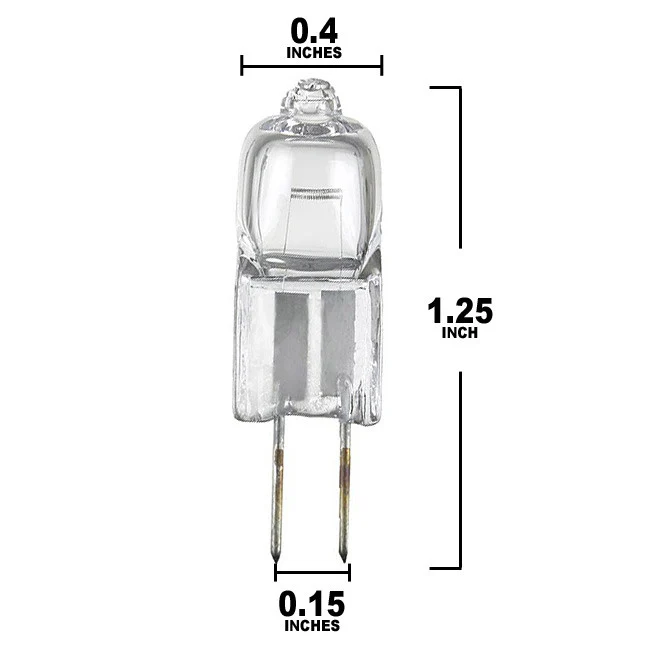 BulbAmerica 10T3Q/CL 10 watt 12 volts G4 base Quartz Halogen Bulb - Image 4