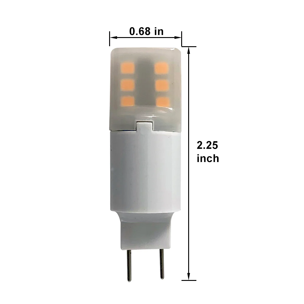 BulbAmerica 3w G8 LED 120v 4000k Cool White Light Bulb - 30w equivalent - Image 3