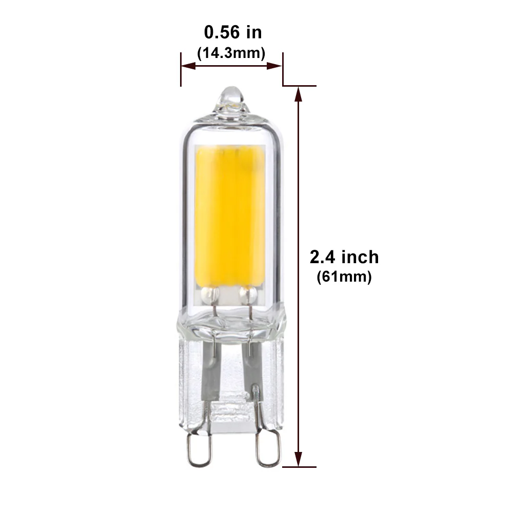 BulbAmerica 4W G9 Base Dimmable 370Lm 120V 4000K Cool White LED - Image 2