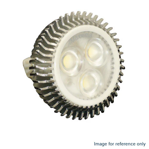 BULBAMERICA 5W 12V MR16 GX5.3 FL30 Cool White LED Light Bulb - Image 3