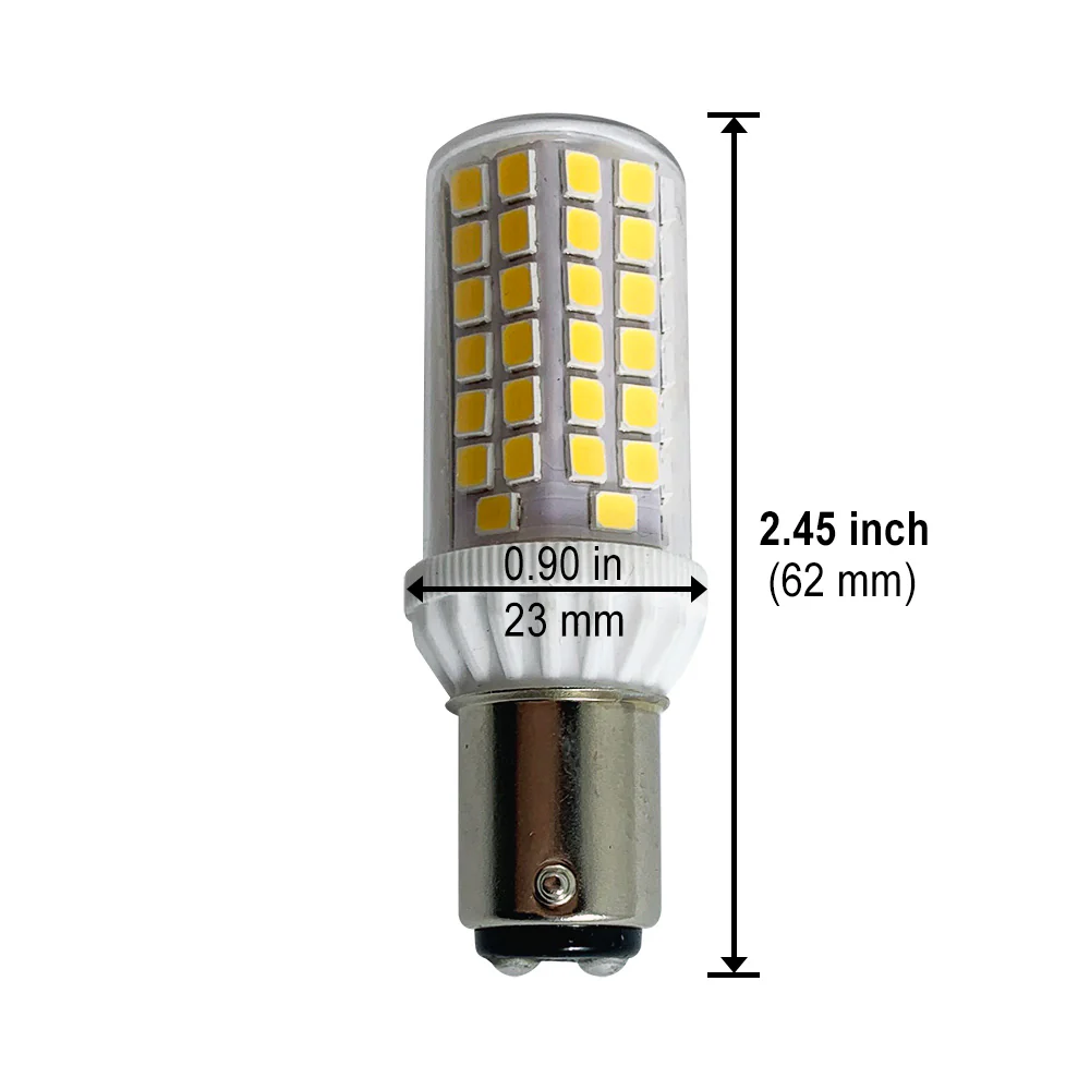 BulbAmerica 5W BA15D LED 600Lm 120V 2700K Warm White Dimmable Bulb - Image 2