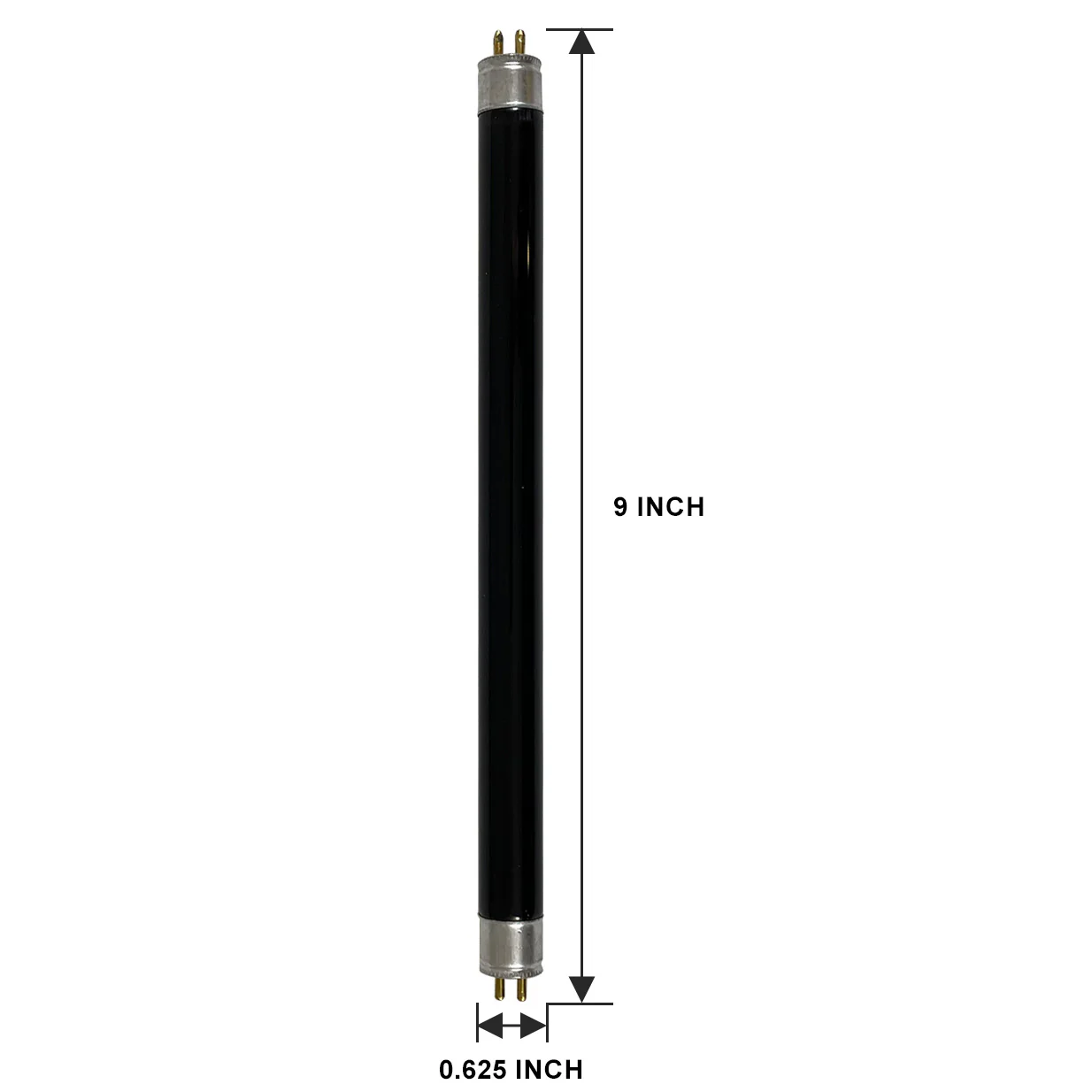 BulbAmerica F6T5BLB 6W T5 9in Blacklight Blue Fluorescent Lamp - Image 2