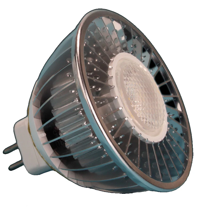 BULBAMERICA High Power 5W LED MR16 Wide Flood Daylight GU5.3 Bipin Base