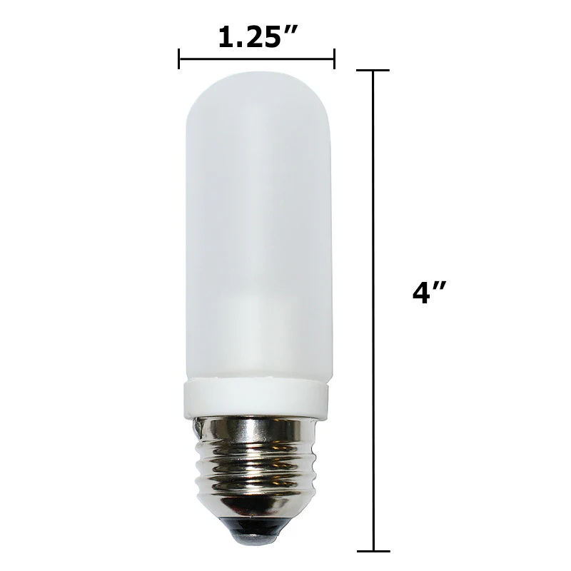 BulbAmerica JDD 150W 120V T10 E26 Medium Base Frost Halogen Bulb - Image 2