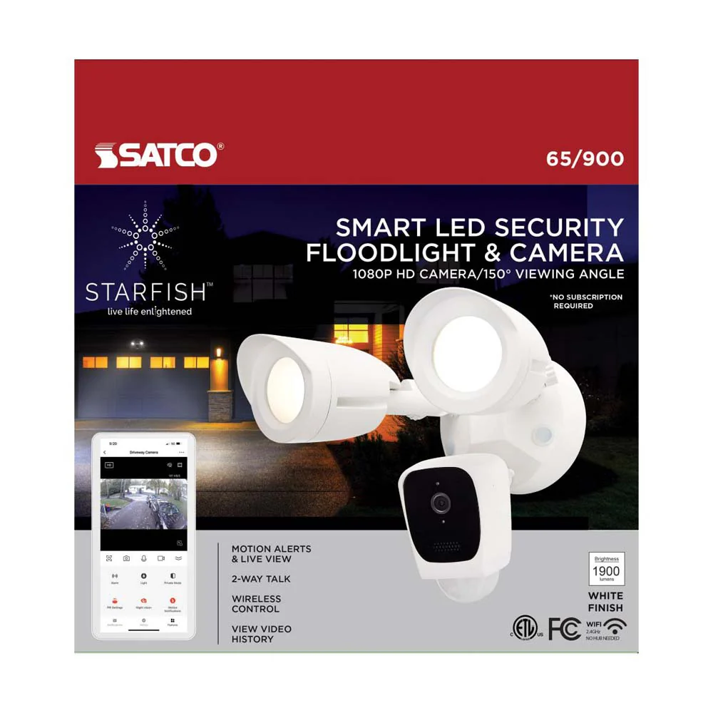 Bullet Outdoor SMART Security Camera Starfish enabled White Finish - Image 5