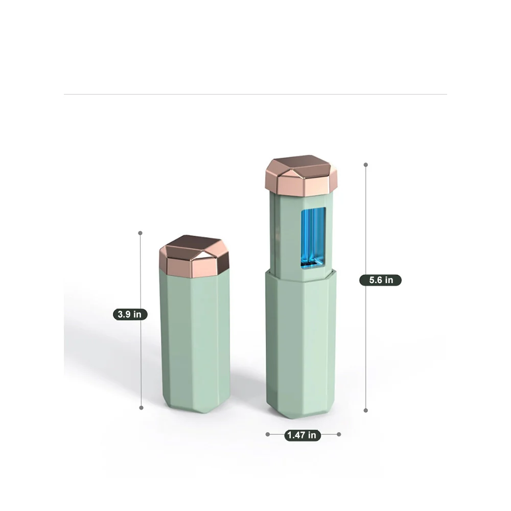 Chargeable Mini UV-C Sanitizer and Disinfection Stick - Green Finish - Image 2