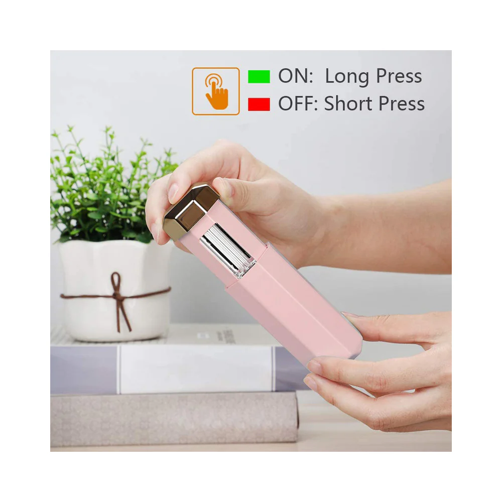 Chargeable Mini UV-C Sanitizer and Disinfection Stick - Pink Finish - Image 6