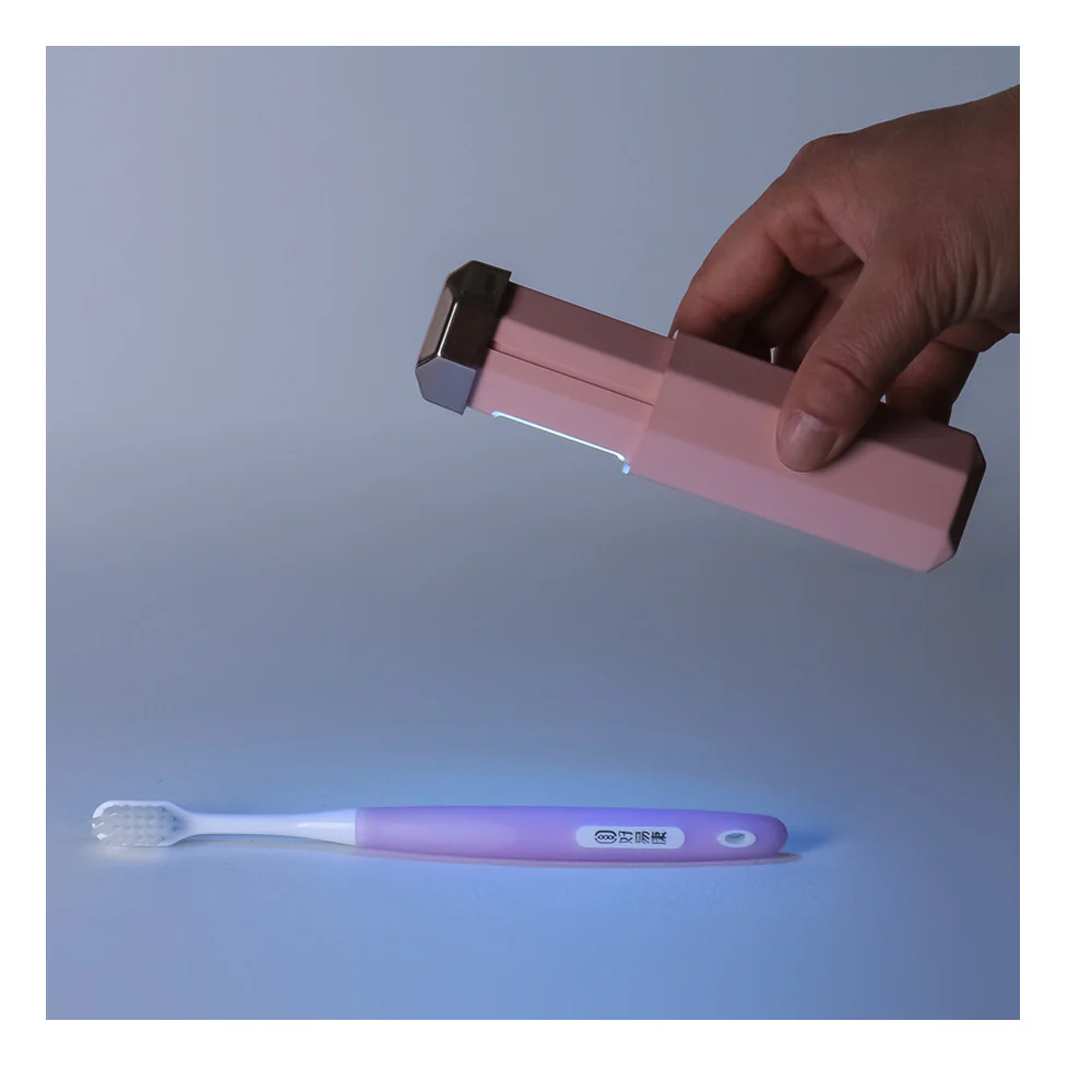 Chargeable Mini UV-C Sanitizer and Disinfection Stick - Pink Finish - Image 7