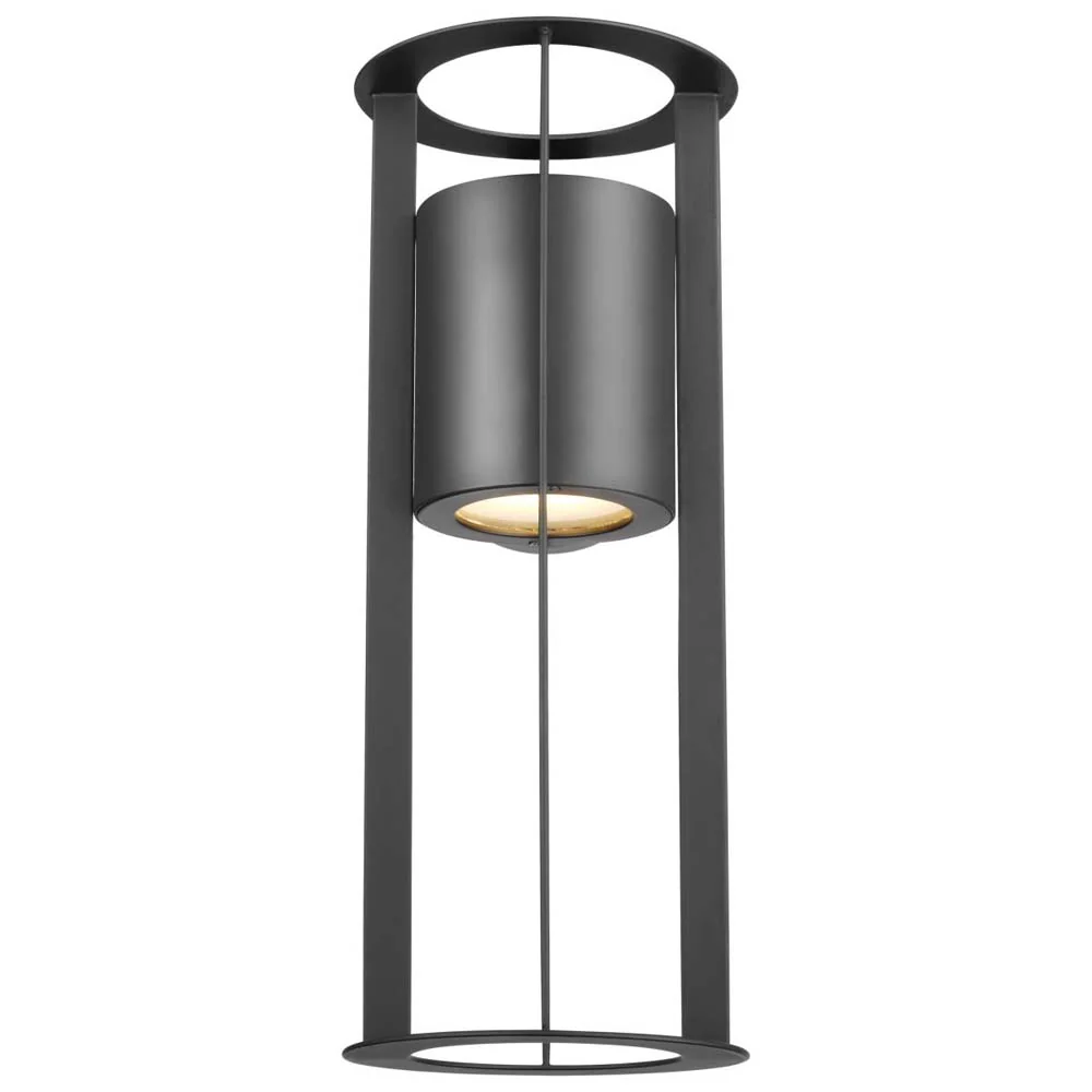 Continuum 15W LED Medium Wall Lantern Matte Black Finish - Image 2