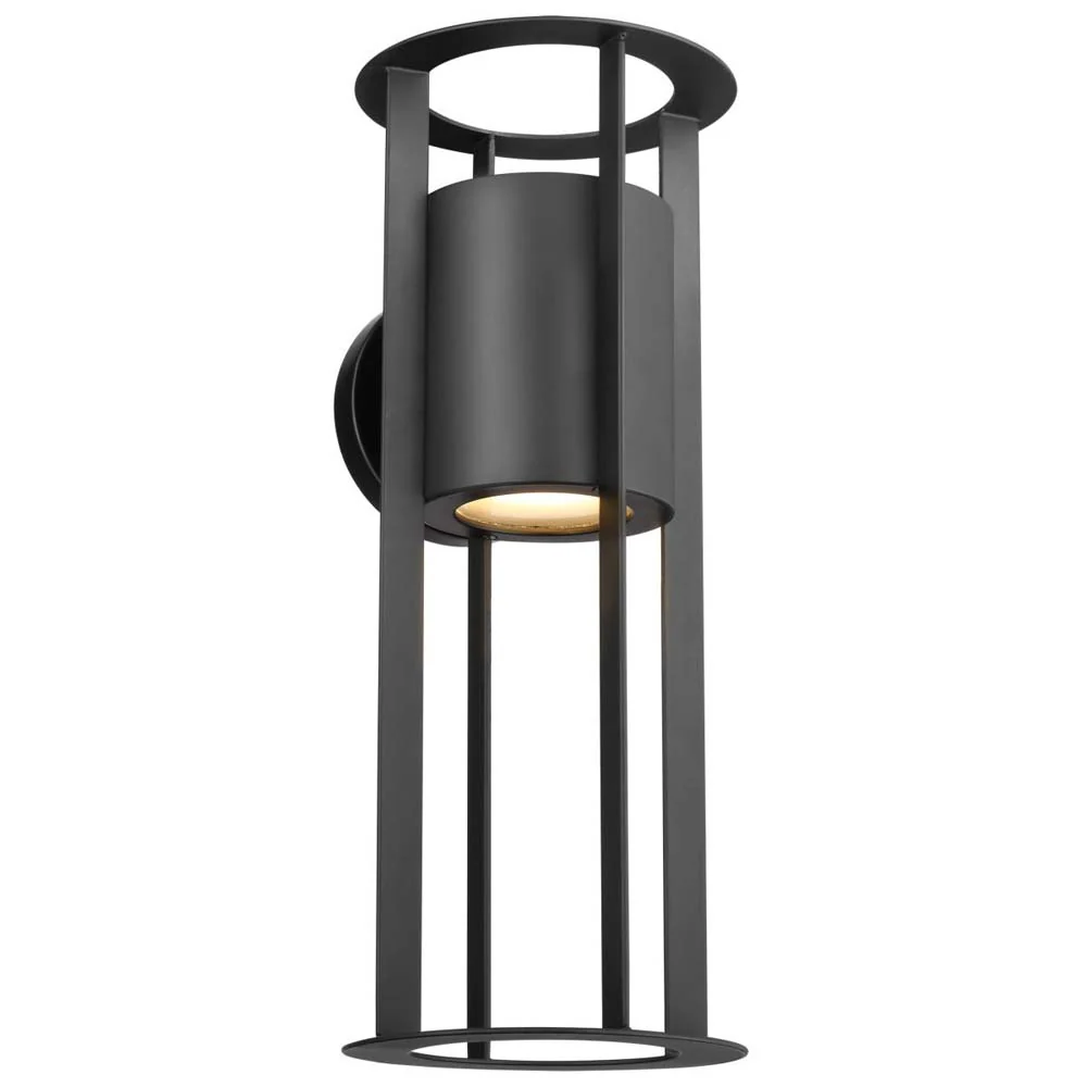 Continuum 15W LED Medium Wall Lantern Matte Black Finish - Image 3