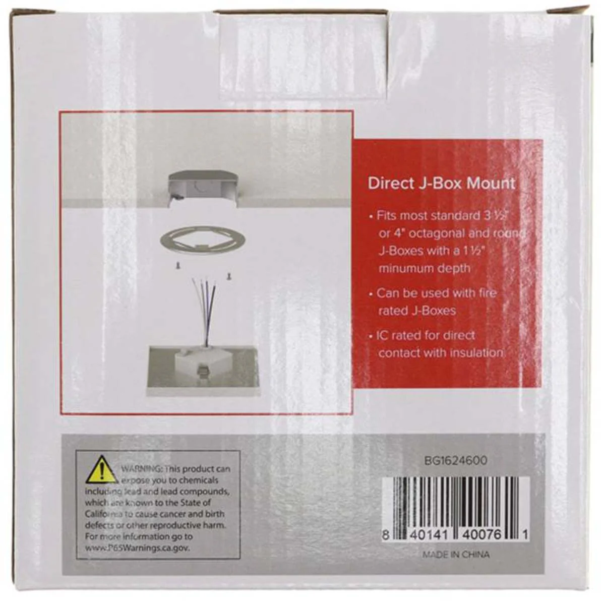 Current 4-in Square Low Profile Surface Mount 3500K 80CRI Direct J-Box Mount - Image 5
