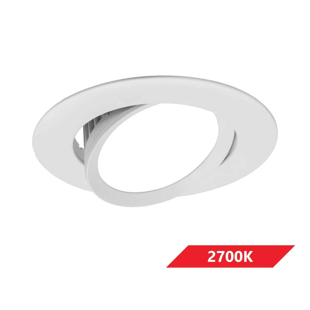 DCG Series 4 in. White Gimbal LED Recessed Downlight, 2700K - Image 2