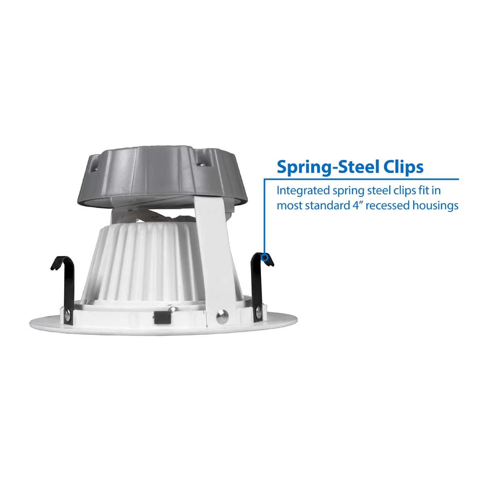 DCG Series 4 in. White Gimbal LED Recessed Downlight, 2700K - Image 5